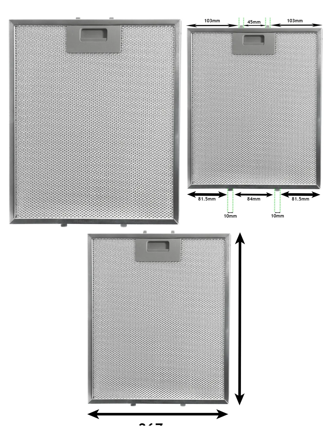 IKEA Range Hood Grease Filter Replacement Metal Mesh 305x267mm