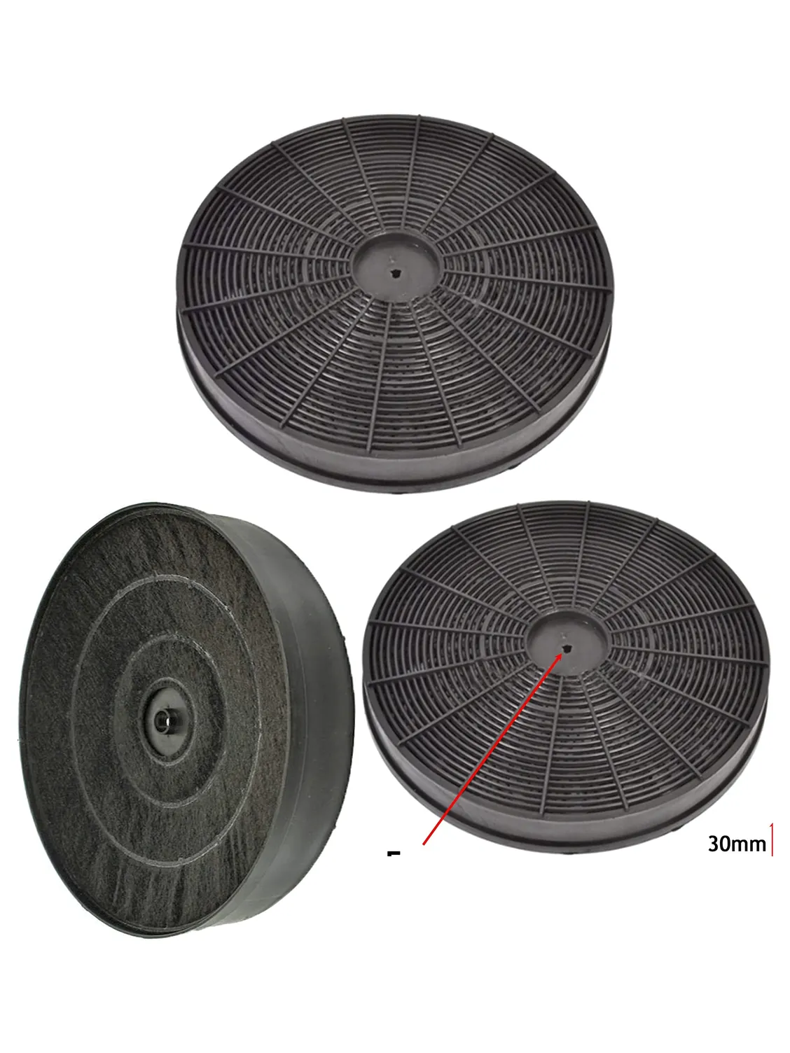 Indesit Cooker Hood Carbon Charcoal Filter Replacement for EFF54 F233