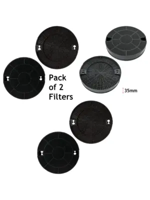 Indesit Cooker Hood Carbon Filter – 2 Pack for Kitchen Vent