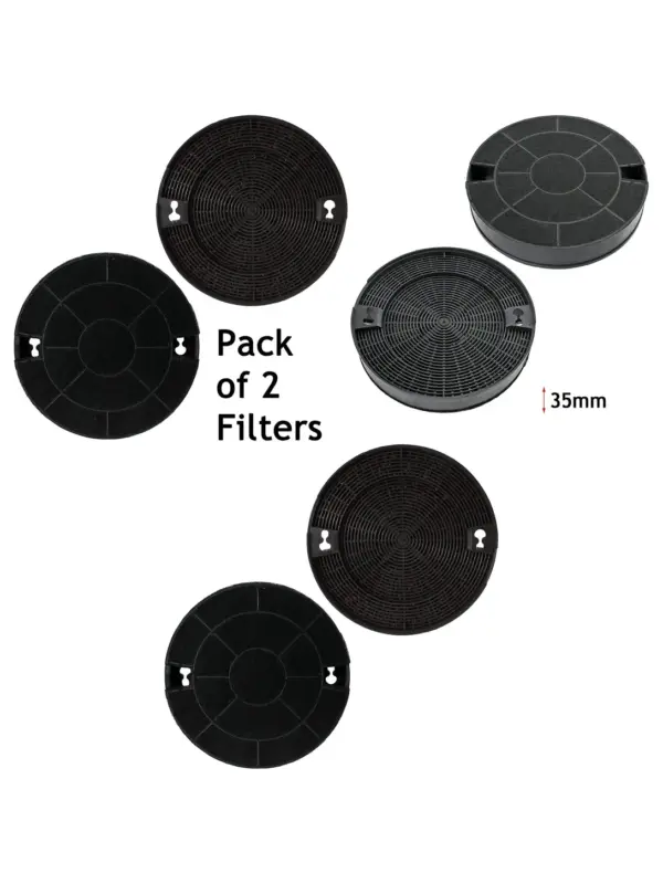 Indesit Cooker Hood Carbon Filter – 2 Pack for Kitchen Vent