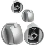 Indesit FIM Oven Control Knob Replacement – Silver/Inox