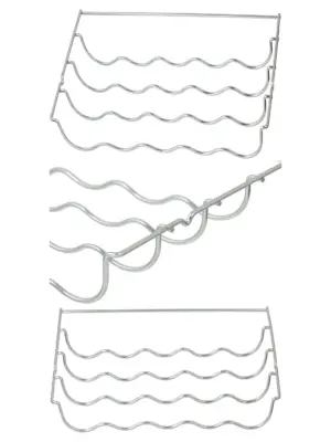 Indesit Fridge Wine Bottle Rack Insert – 460x290x70 mm Shelf