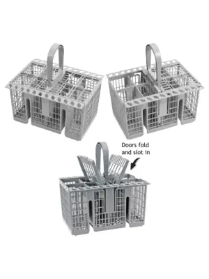Indesit Hotpoint Dishwasher Grey Cutlery Basket – Replacement Rack