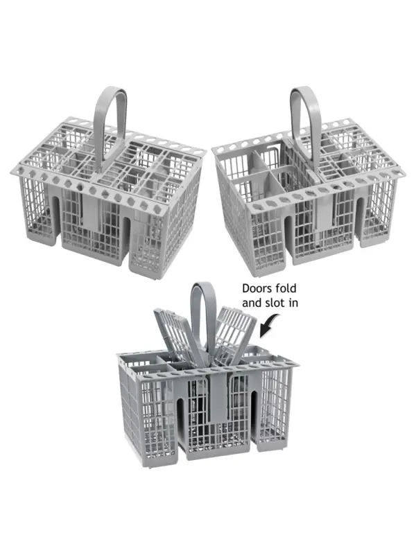 Indesit Hotpoint Dishwasher Grey Cutlery Basket – Replacement Rack