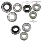 Indesit Washing Machine Drum Bearing & Seal Kit 35mm Replacement