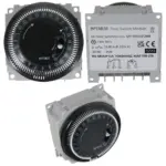 Industrial 24-Hour Synchronous Timer with Manual Override – OP-FM1STUH0