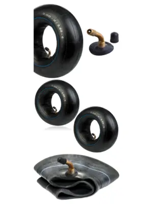 Inner Tubes 3.00-4 & 3.50-4 – Pair for Wheelbarrow, Trailer, Scooter