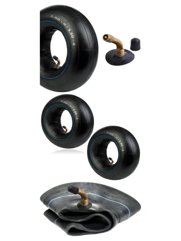 Inner Tubes 3.00-4 & 3.50-4 – Pair for Wheelbarrow, Trailer, Scooter