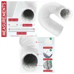 Insulated PVC Vent Hose for Diplomat Kitchen Cooker Hood – 5 m x 2.5 m