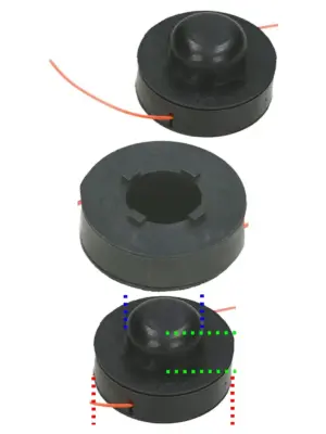 JCB LT24300 Replacement Line Spool – Heavy‑Duty Grass Trimmer Cord