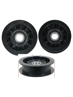 John Deere L120/L130 48-inch Deck Flat Idler Pulley – 23 HP