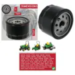 John Deere Oil Filter for 2027R-3039R Tractors & Mowers