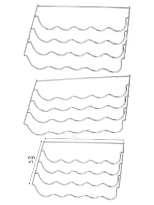 John Lewis Fridge Wine Rack Shelf Insert – 457x290x70mm