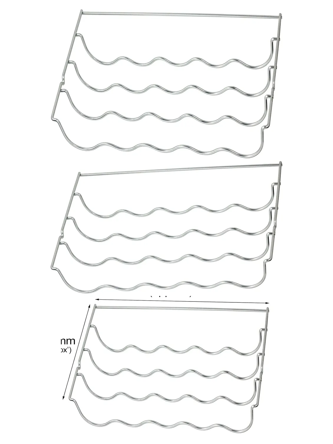 John Lewis Fridge Wine Rack Shelf Insert – 457x290x70mm