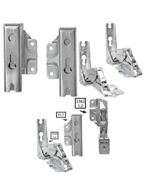 Juno Fridge Door Hinge Pair – Integrated Left & Right