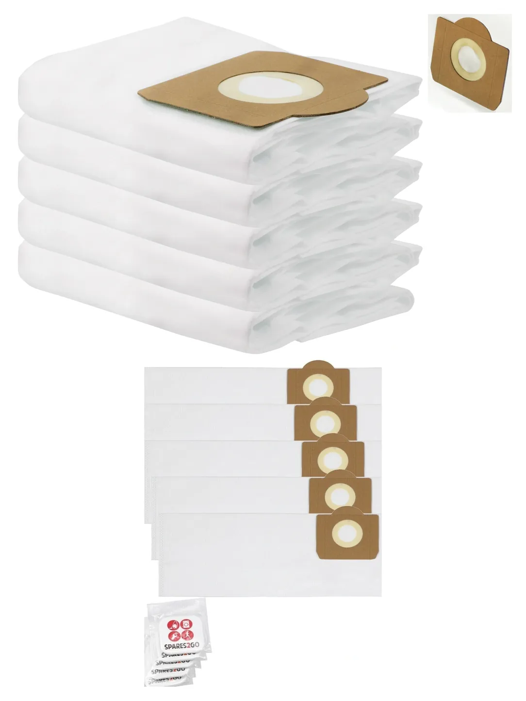 Karcher Dust Bags for NT27/30/48/65/72 + AB27/K2001 – 5 pcs