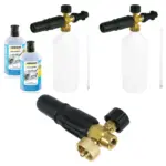 Karcher Foam Gun Spray Bottles 2 Pack with Car Shampoo Detergent
