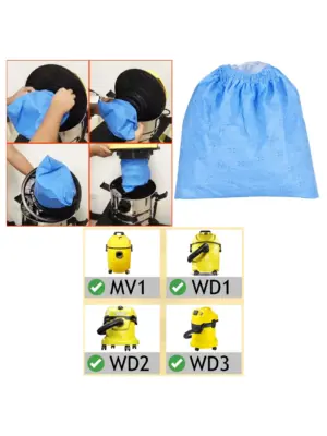 Karcher MV1/WD1/WD2/WD3 Replacement Filter Bag for Wet‑Dry Vacuums
