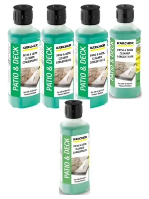 Karcher Patio & Deck Pressure Washer Detergent – 5L Pack of 3