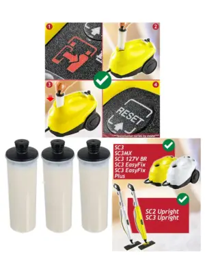 Karcher SC2/SC3 Descaling Filter Cartridge – EasyFix Plus, 3 Pack