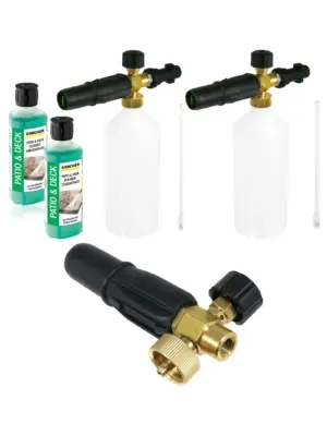 Karcher Snow Foam Spray Bottle and Patio Deck Cleaner Detergent 2 Pack