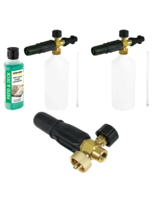 Karcher Snow Foam Spray Bottle with Patio & Deck Cleaner Detergent