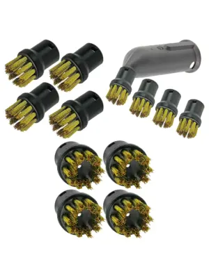 Karcher Steam Cleaner Accessory Kit – Nozzle & Wire Brush for SC1‑SC5