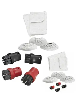 Karcher Steam Cleaner Brush Nozzle & Terry Cover Set