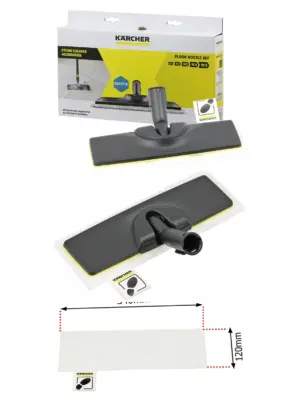 Karcher Steam Cleaner Mop Pad, Nozzle & Cover Set