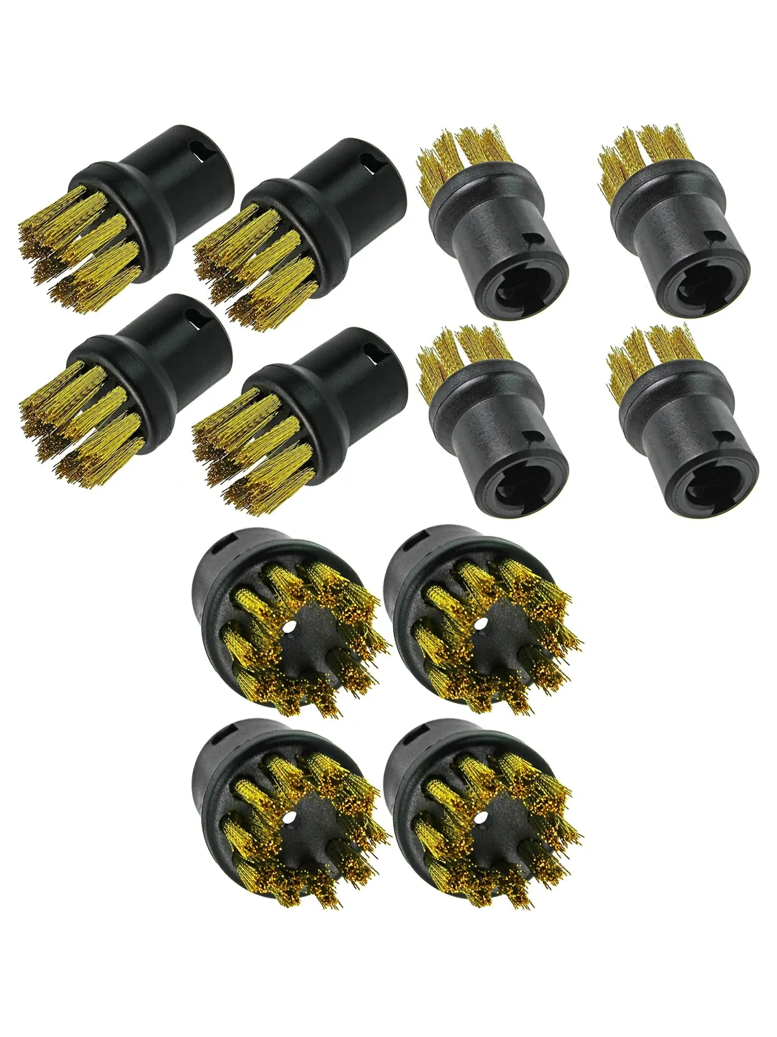 Karcher Steam Cleaner Wire Brush Set - 4 Detail Attachments