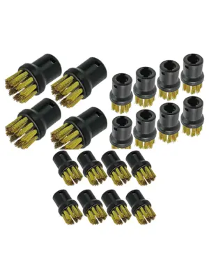 Karcher Steam Cleaner Wire Brush Set – 8 Detail Attachments