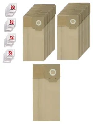 Karcher Vacuum Dust Bags for CV30/38/48 Upright, 20 Pack + Fresheners