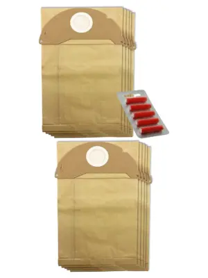 Karcher Vacuum Dust Bags Pack of 5 + Fresheners