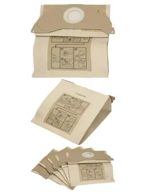 Kärcher Vacuum Paper Dust Filter Bags – Pack of 5
