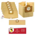 Karcher WD3/WD3P/MV3 Wet‑Dry Vacuum Dust Bags – 5 Pack + Freshener