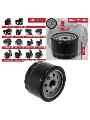 Kawasaki Marine Oil Filter Fits FB460V, FC4200V, FD501D & More