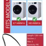 Kenwood 1281mm Poly V Drive Belt for Washers – K714WM16/K814WM16