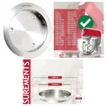 Kenwood 4-Lug Mixing Bowl Socket - Fits KMX75 Series