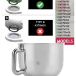 Kenwood 4L Steel Mixing Bowl for KMIX KMX750/754 and KXT750SS