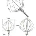 Kenwood 6 Wire Balloon Whisk for Kitchen Mixer KMC Attachment