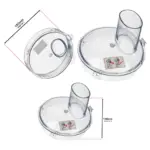 Kenwood Clear Food Processor Bowl Lid – Fits FP480 to FP950