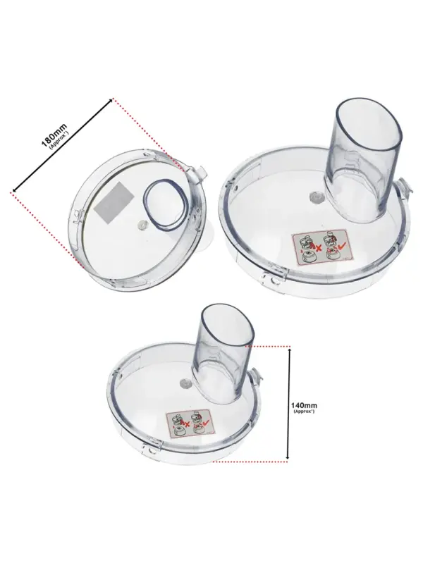 Kenwood Clear Food Processor Bowl Lid – Fits FP480 to FP950
