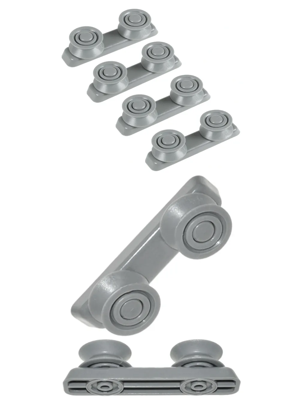 Kenwood Dishwasher Basket Rail Runner – 4 Rounded Guide Wheels