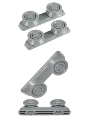 Kenwood Dishwasher Runner Set – 2 Rounded Wheels, Fits KDW12/45/60