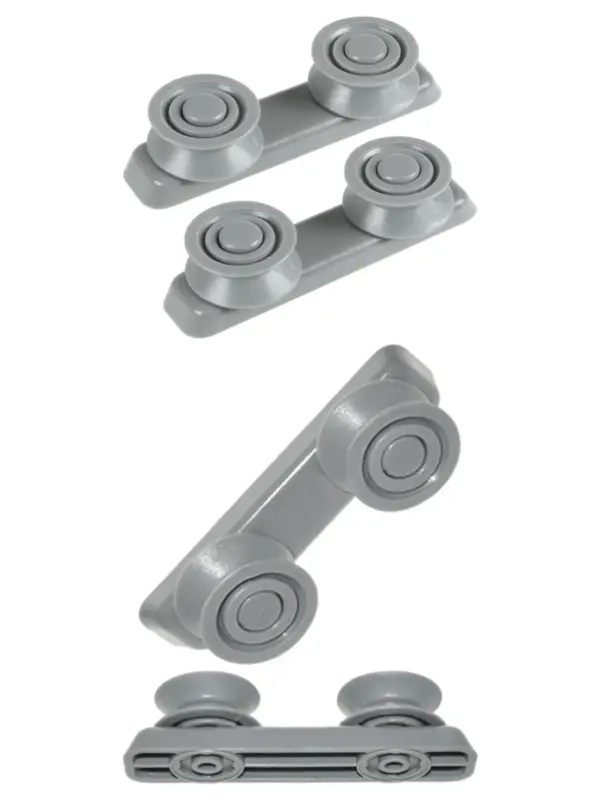 Kenwood Dishwasher Runner Set – 2 Rounded Wheels, Fits KDW12/45/60