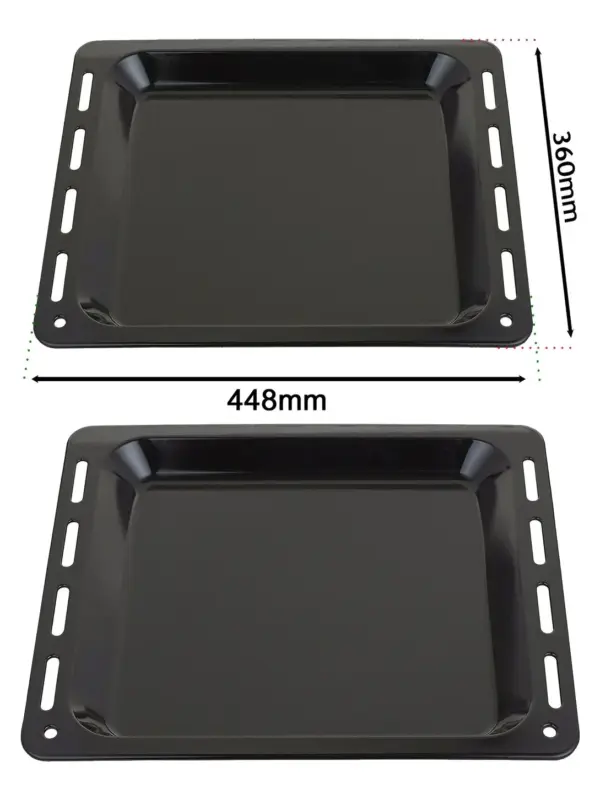 Kenwood Enamel Baking Tray 448×360×25mm Oven Pan