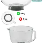 Kenwood KMix 5L Mixing Bowl Food Processor with 4‑Lug Design