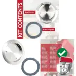 Kenwood KMIX Bowl Socket & Ring Nut Set for KMX75-770