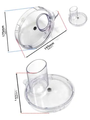 Kenwood Multipro Compact Food Processor Lid & Chute for FDM30 & FPM250