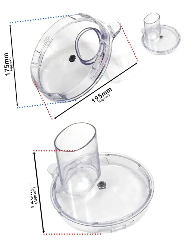 Kenwood Multipro Compact Food Processor Lid & Chute for FDM30 & FPM250